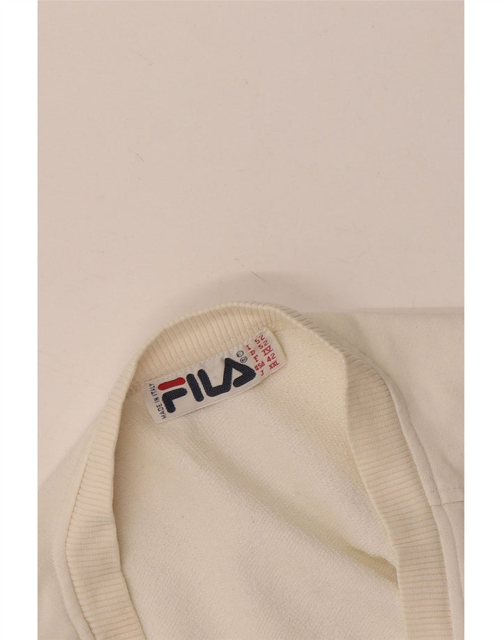 Fila Herre Grafisk Vest Tank Top IT 52 Stor Hvid