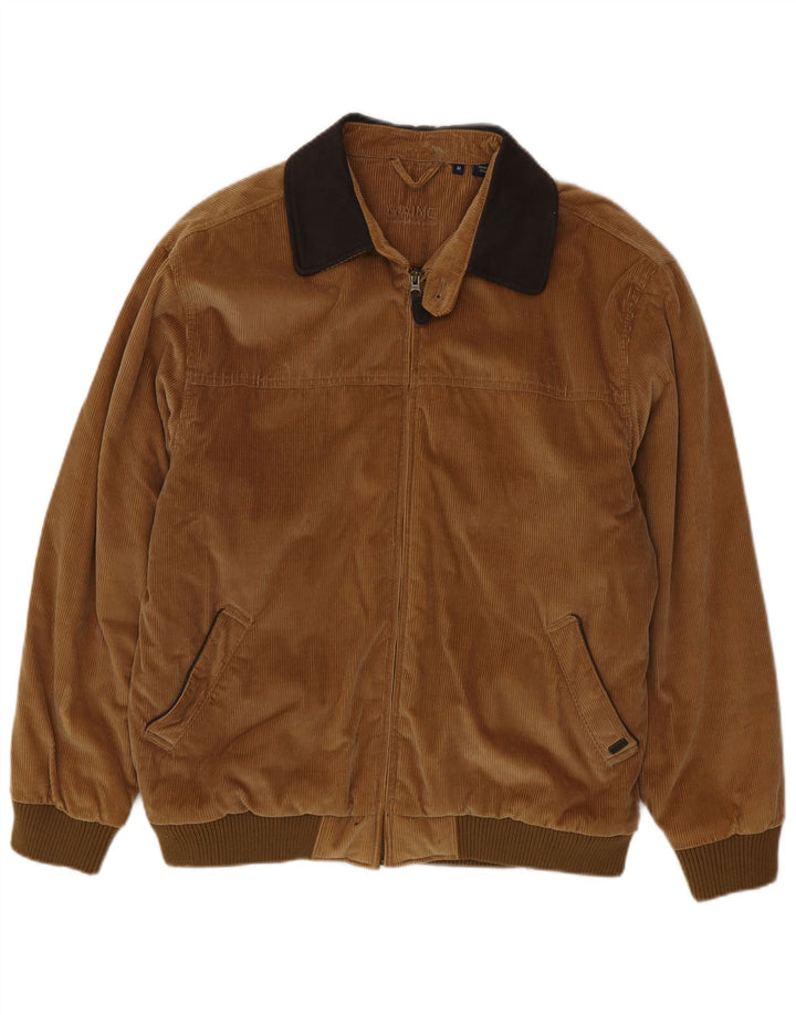Maine Herre Corduroy-jakke UK 38 Medium Brown Colourblock Bomuld