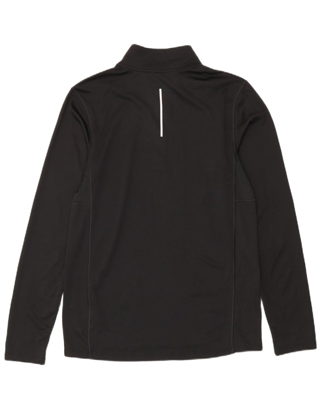 Nike Herre Dri Fit Pullover med lynlås-hals Træningsdragt Top Medium Sort Polyester