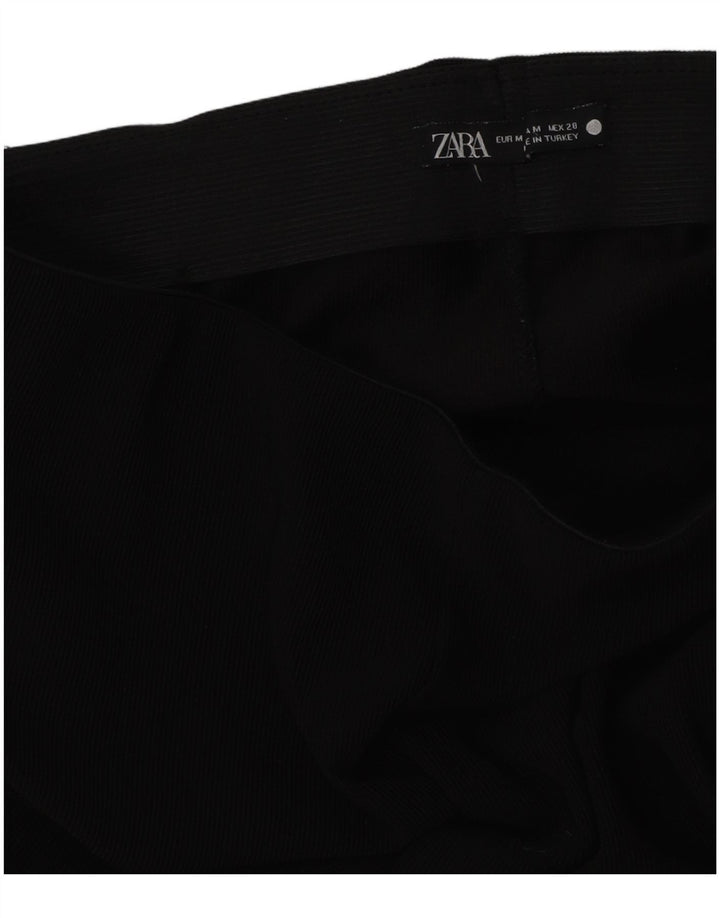 ZARA Dame Bootcut Bukser Medium W28 L32 Sort