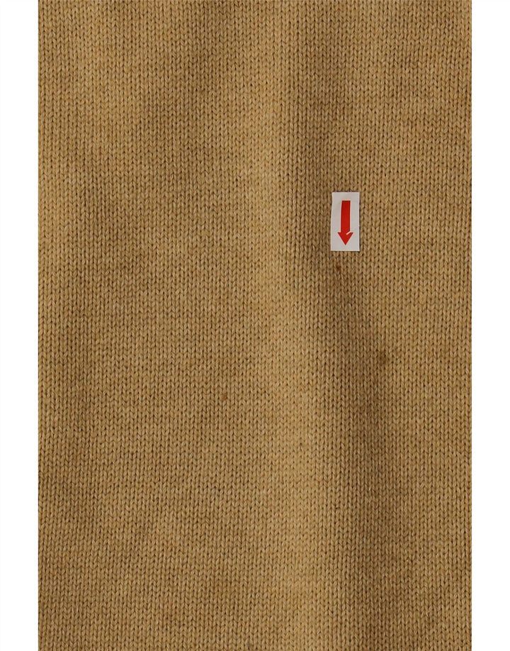 TOMMY HILFIGER Herre sweater med rund hals, stor beige bomuld