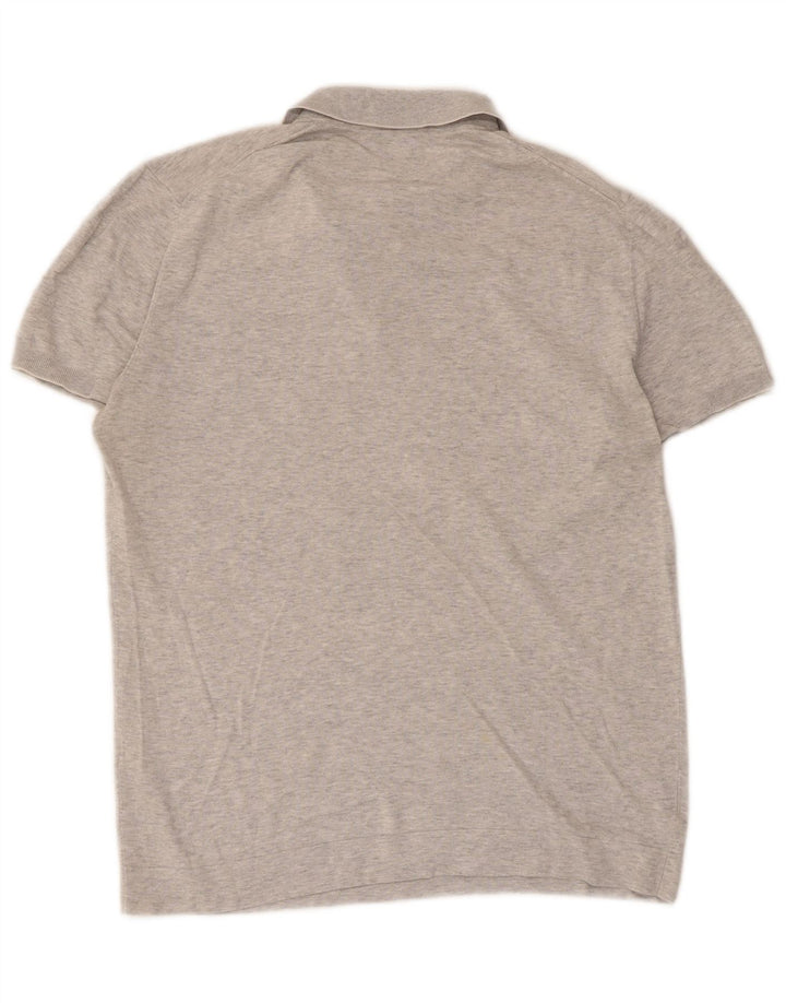 Massimo Dutti Polo skjorte til mænd Medium Grey Flecked