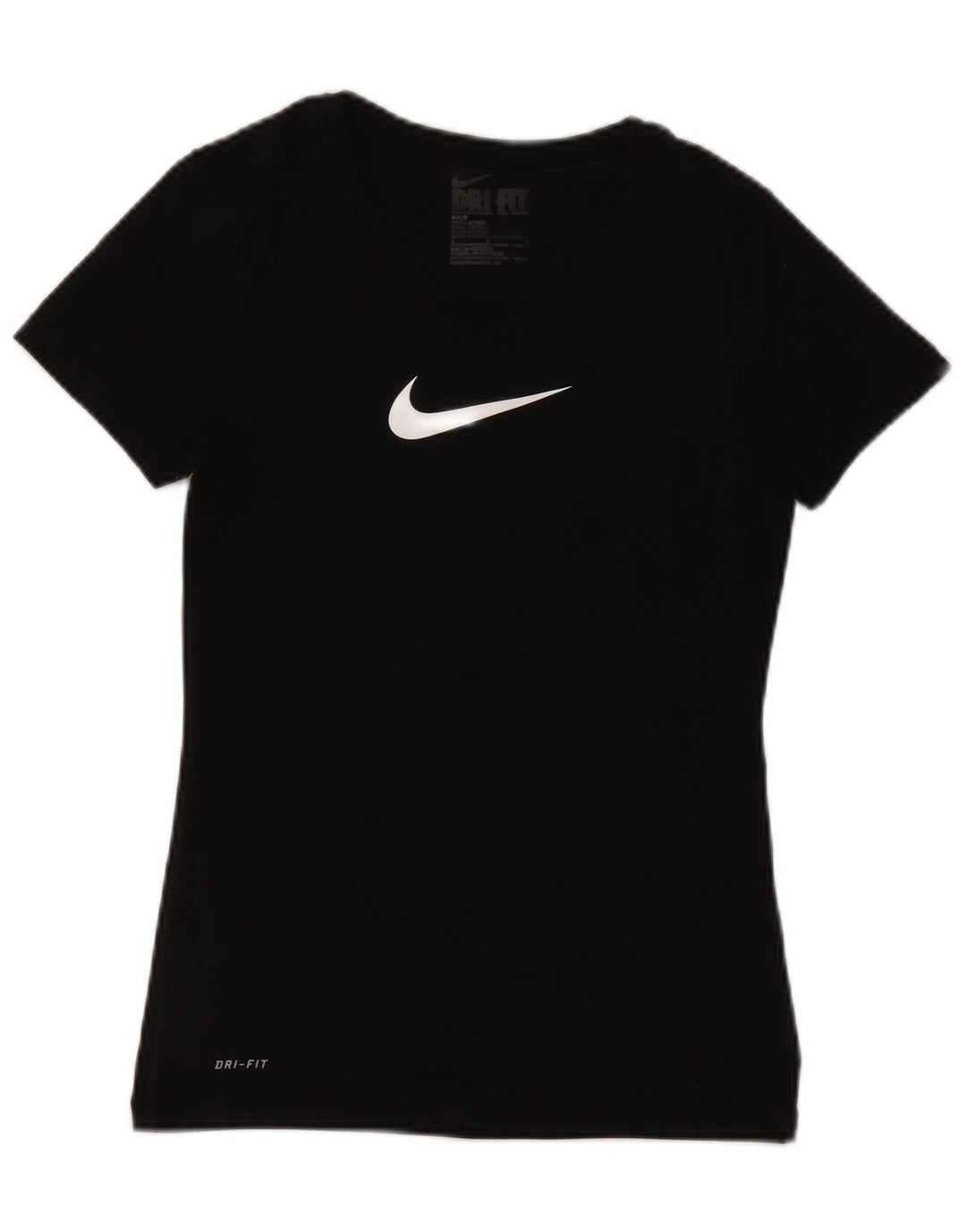 Nike Herre Dri Fit Slim Fit Grafisk T-Shirt Top Lille Sort