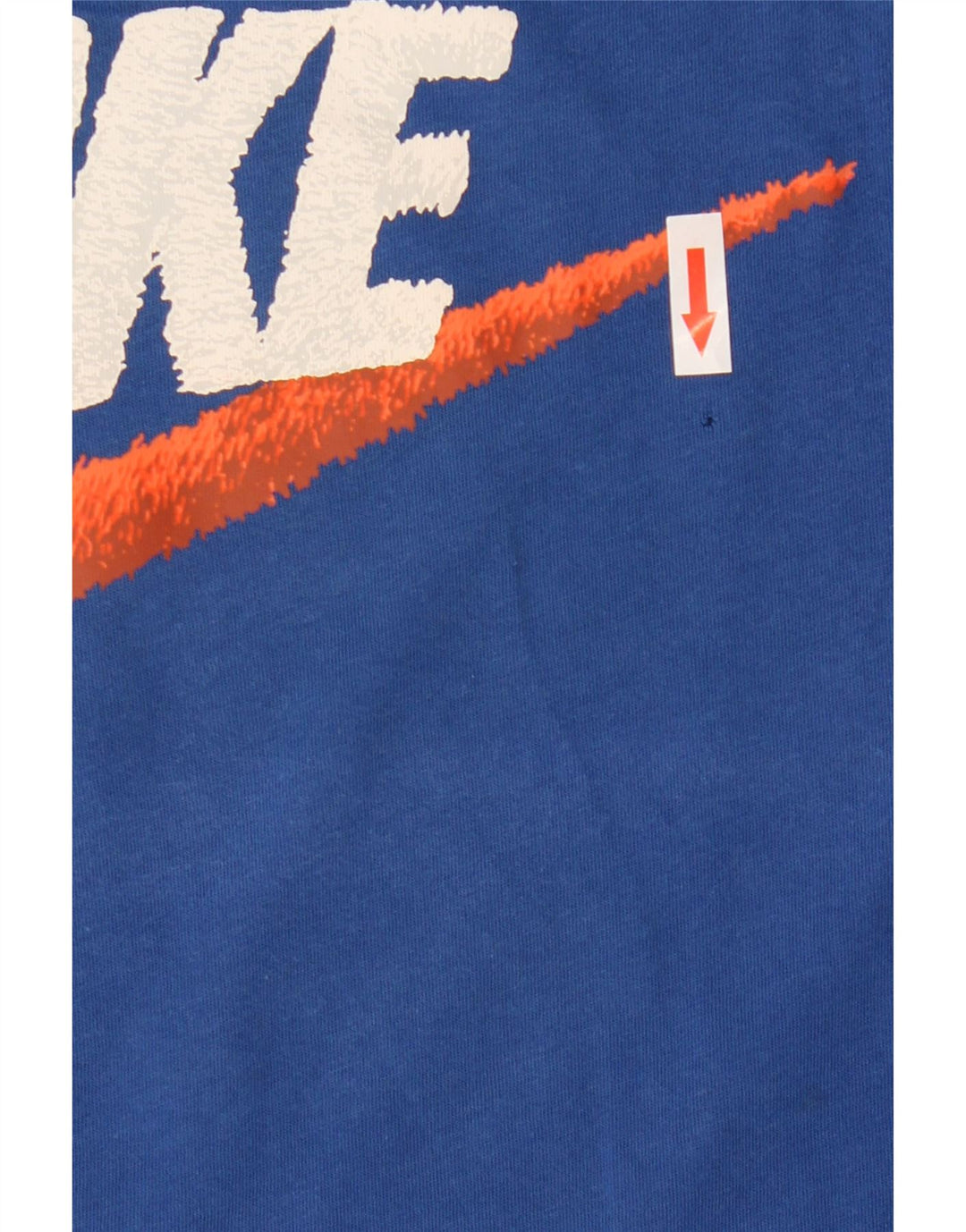 Nike grafisk t-shirt top til mænd, stor blå bomuld