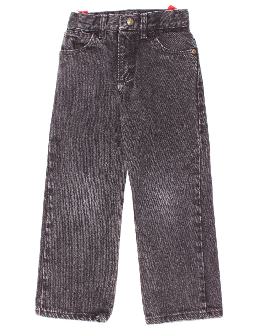 Wrangler Boys Slim Jeans 7-8 år W22 L20 Grå Bomuld