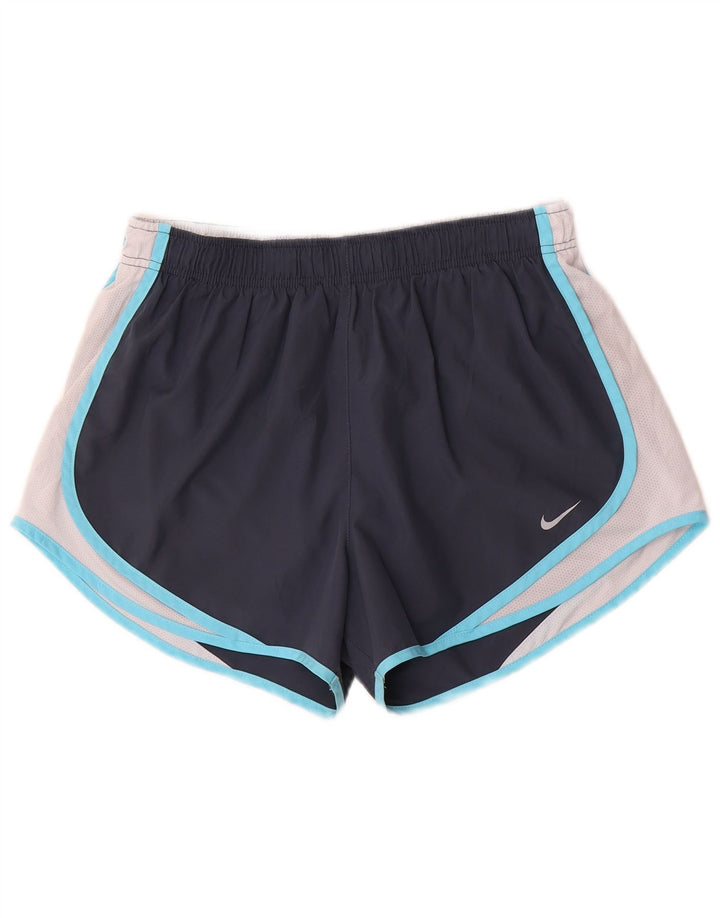 Nike Herre Dri Fit Sportshorts Medium Marineblå Colourblock Polyester