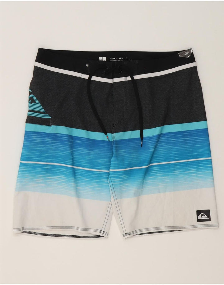 Quiksilver grafiske badeshorts til mænd store flerfarvede stribede
