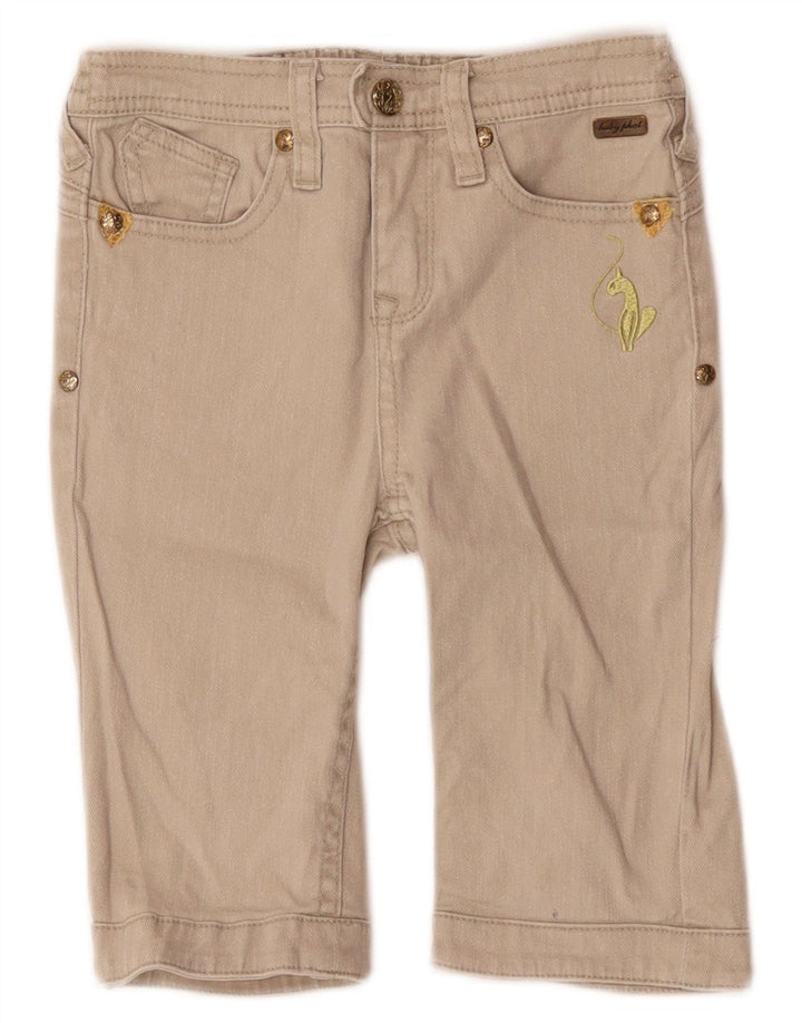 BABY PHAT Drenge Bermuda Shorts 5-6 år W24 Beige Ramie