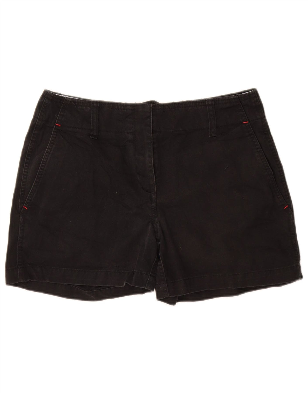 Tommy Hilfiger Chino Shorts til kvinder US 8 Medium W30 Sort Bomuld