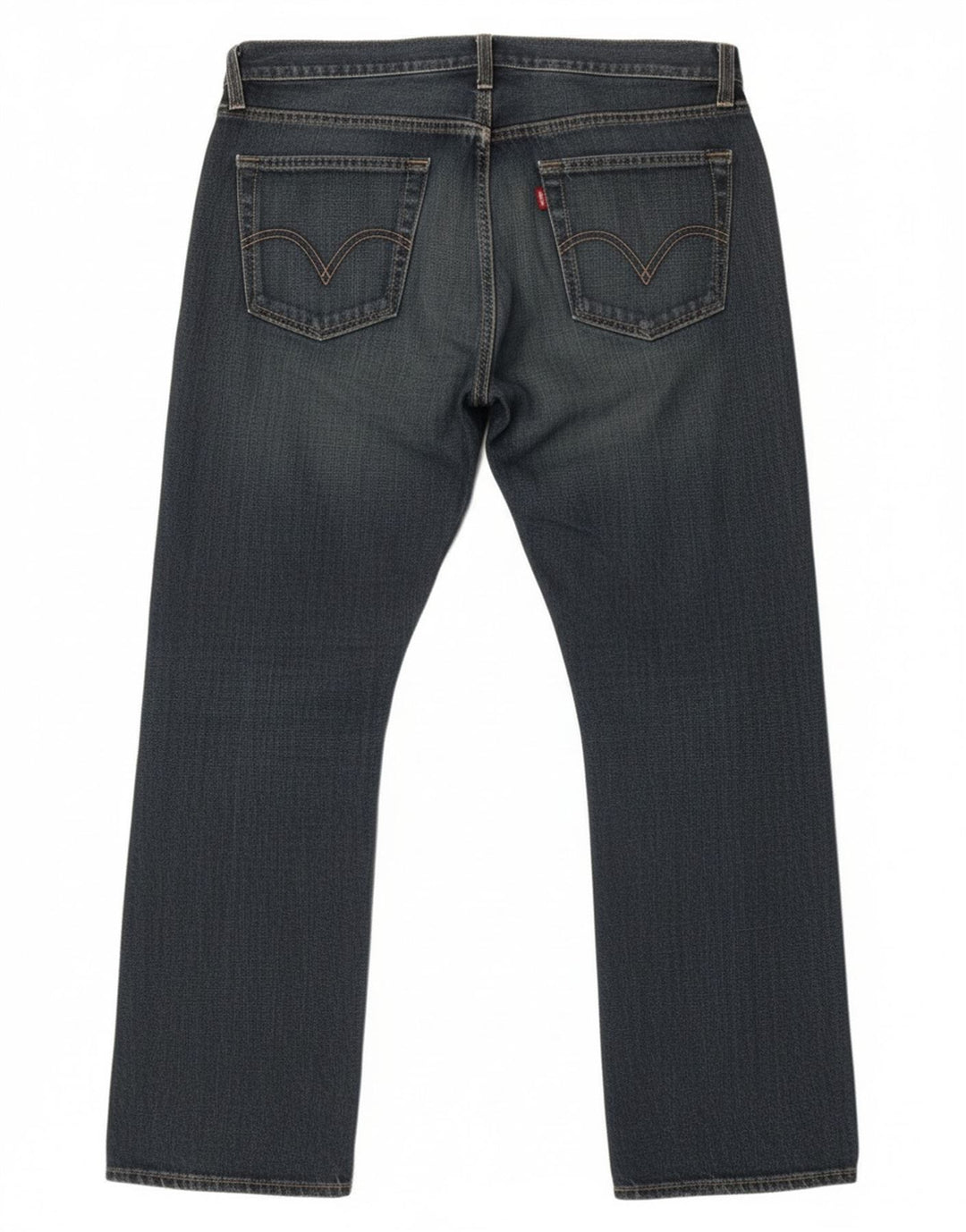 Levi's Herre 514 Slim Straight Jeans W36 L30 Blå Bomuld