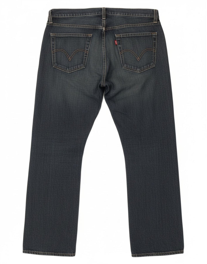 Levi's Herre 514 Slim Straight Jeans W36 L30 Blå Bomuld