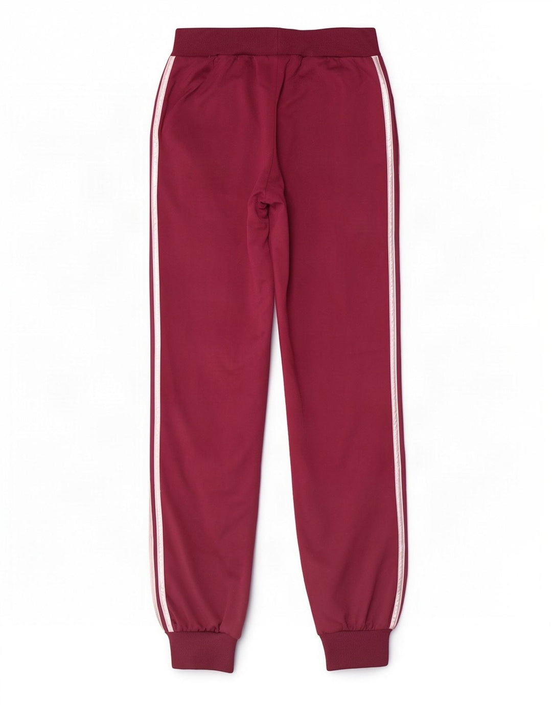 Adidas Dame træningsdragt Bukser Joggers UK 16 Large Maroon Polyester