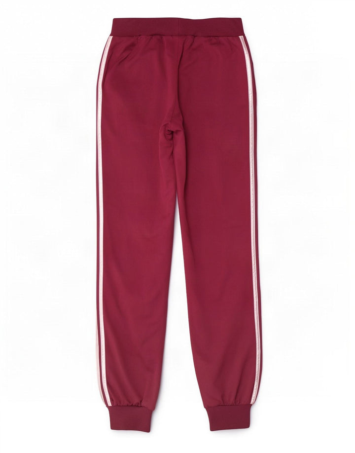Adidas Dame træningsdragt Bukser Joggers UK 16 Large Maroon Polyester