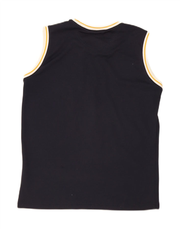 Champion Boys Grafisk Vest Top 13-14 år XL Navy Blue Polyester