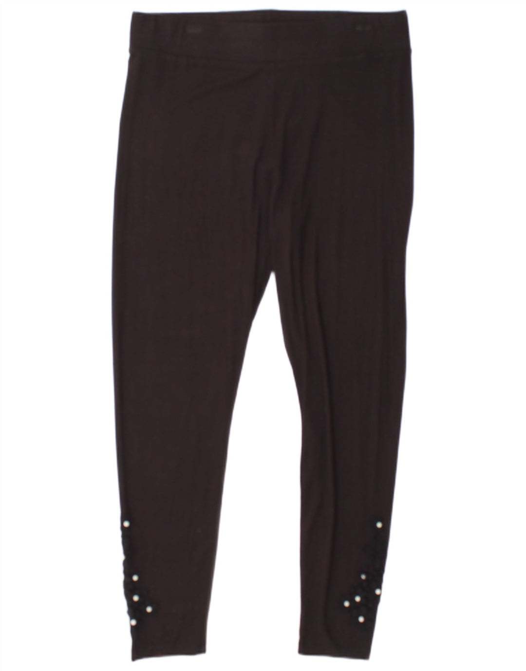 MARKS & SPENCER Leggings til kvinder UK 16 Large Black Viscose