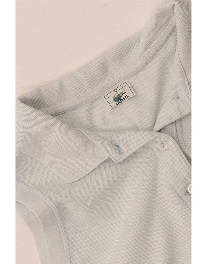 Lacoste Dame ærmeløs polo shirt størrelse 42 Large Blå