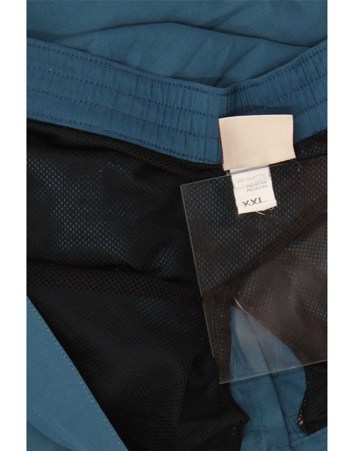 Sergio Tacchini Badeshorts til mænd 2XL blå polyester
