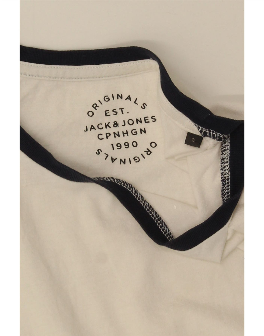 Jack & Jones Herre T-Shirt Top Lille Hvid