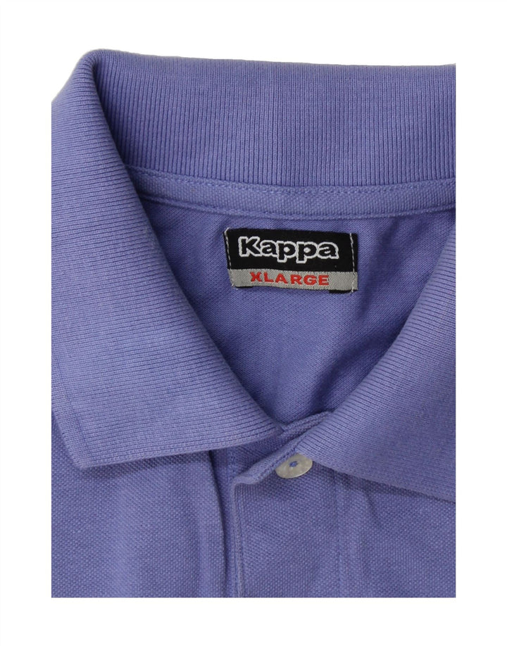 KAPPA Mens Polo Shirt XL Purple Cotton Vintage Kappa and Second-Hand Kappa from Messina Hembry 