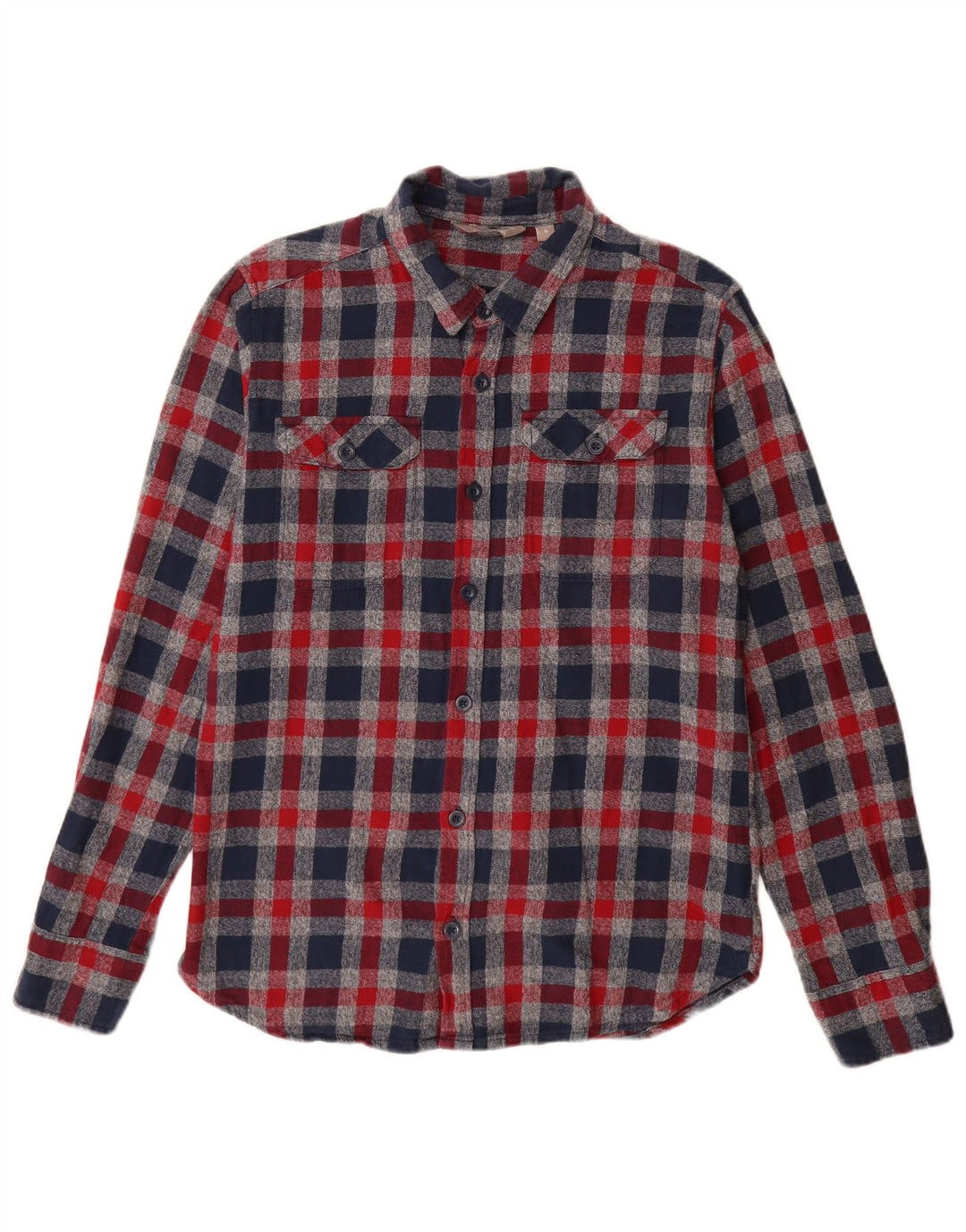 Mountain Warehouse Herre flannelskjorte Medium rød ternet bomuld
