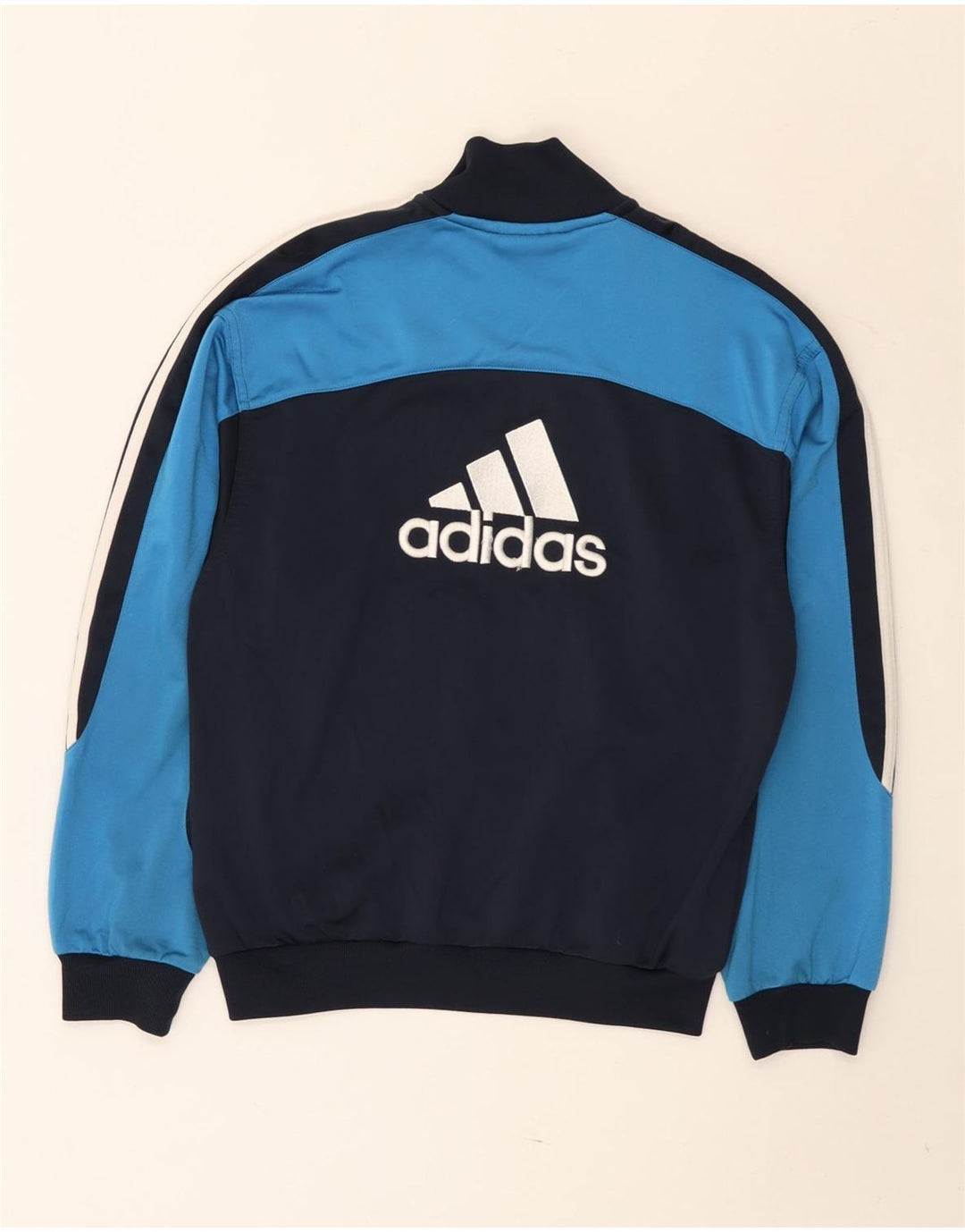 ADIDAS Grafisk træningsdragt topjakke til drenge 11-12 år Blå Colourblock