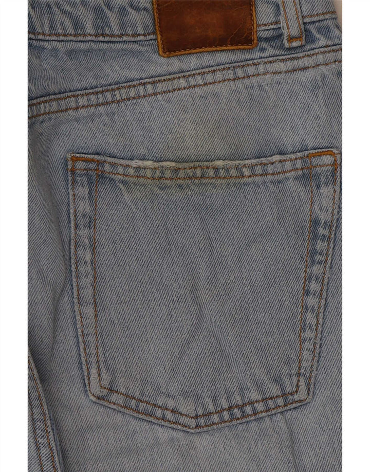 Zara Womens Cropped Jeans EU 38 Small W28 L25 Blue Cotton