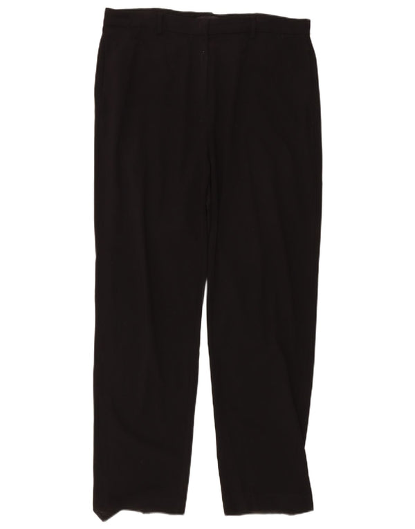 Marks & Spencer Lige Chinobukser til kvinder UK 16 Large W34 L30 Sort