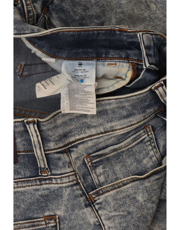 G-Star Herre Slim Jeans W30 L30 Blå Bomuld