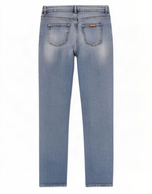 Marks & Spencer Dame Slim Jeans UK 10 Small W28 L30 Blue Cotton
