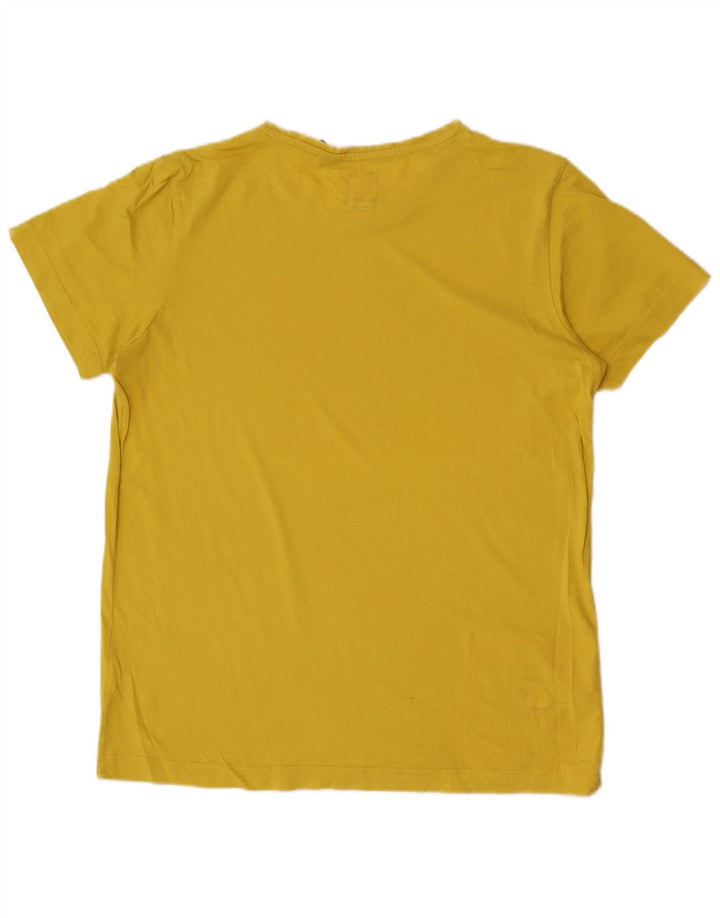 K-Way Herre T-Shirt Top Stor Gul Bomuld
