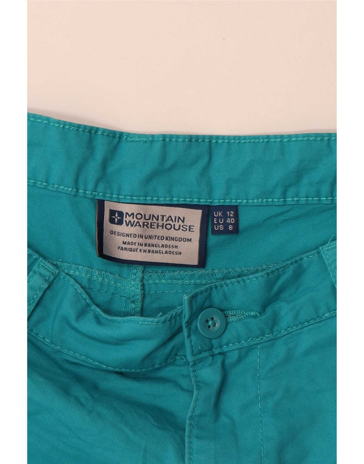 Mountain Warehouse Dame Chino Shorts UK 12 Medium W32 Blue