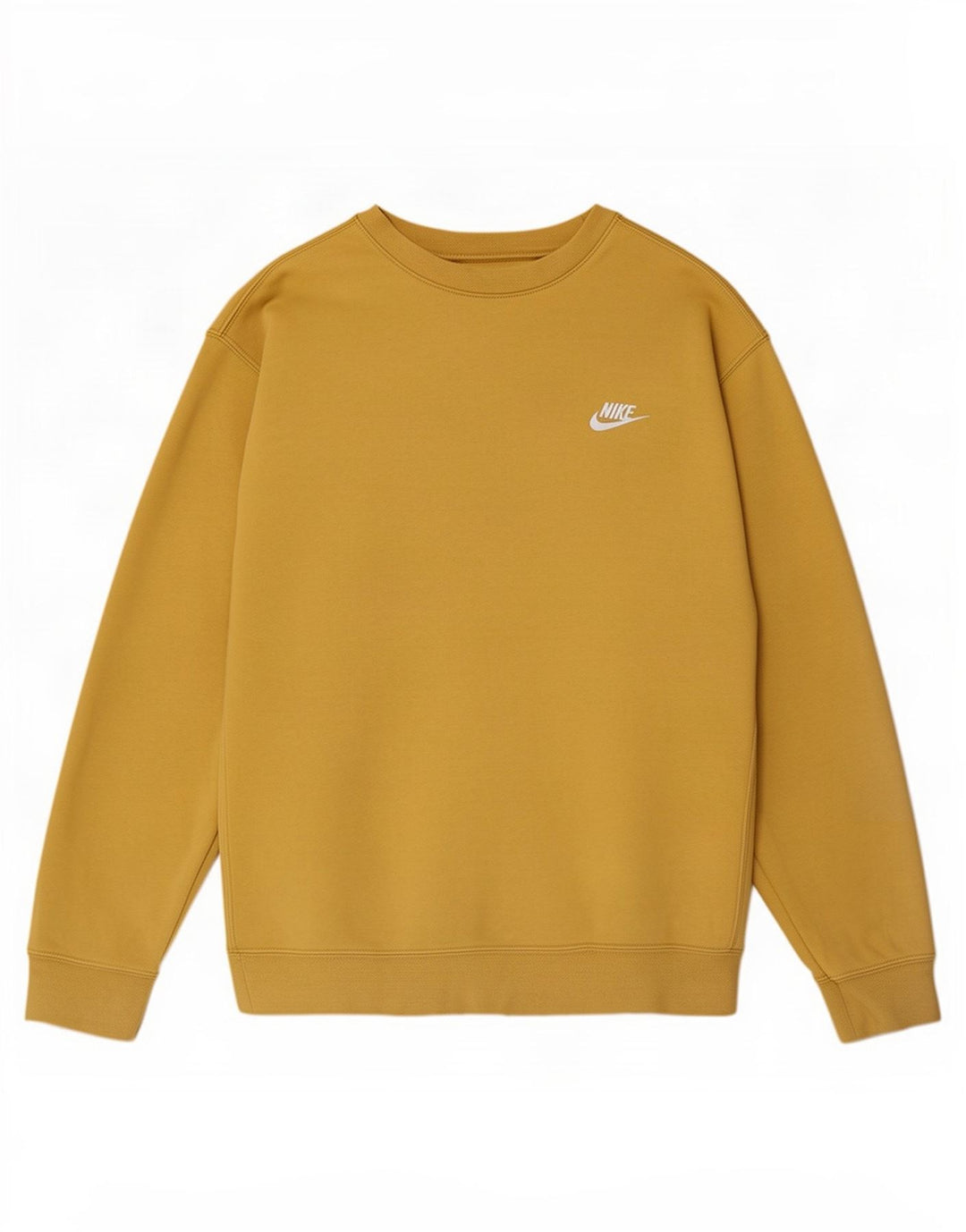 Nike Herre sweatshirt Jumper Medium Gul Bomuld