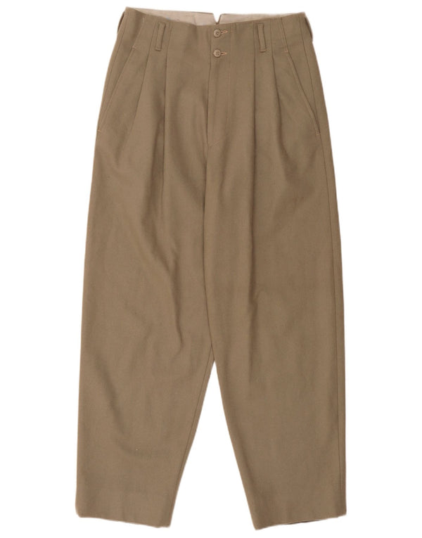 Virgola Herre Højtaljede Chinobukser IT 46 Large W30 L27 Khaki