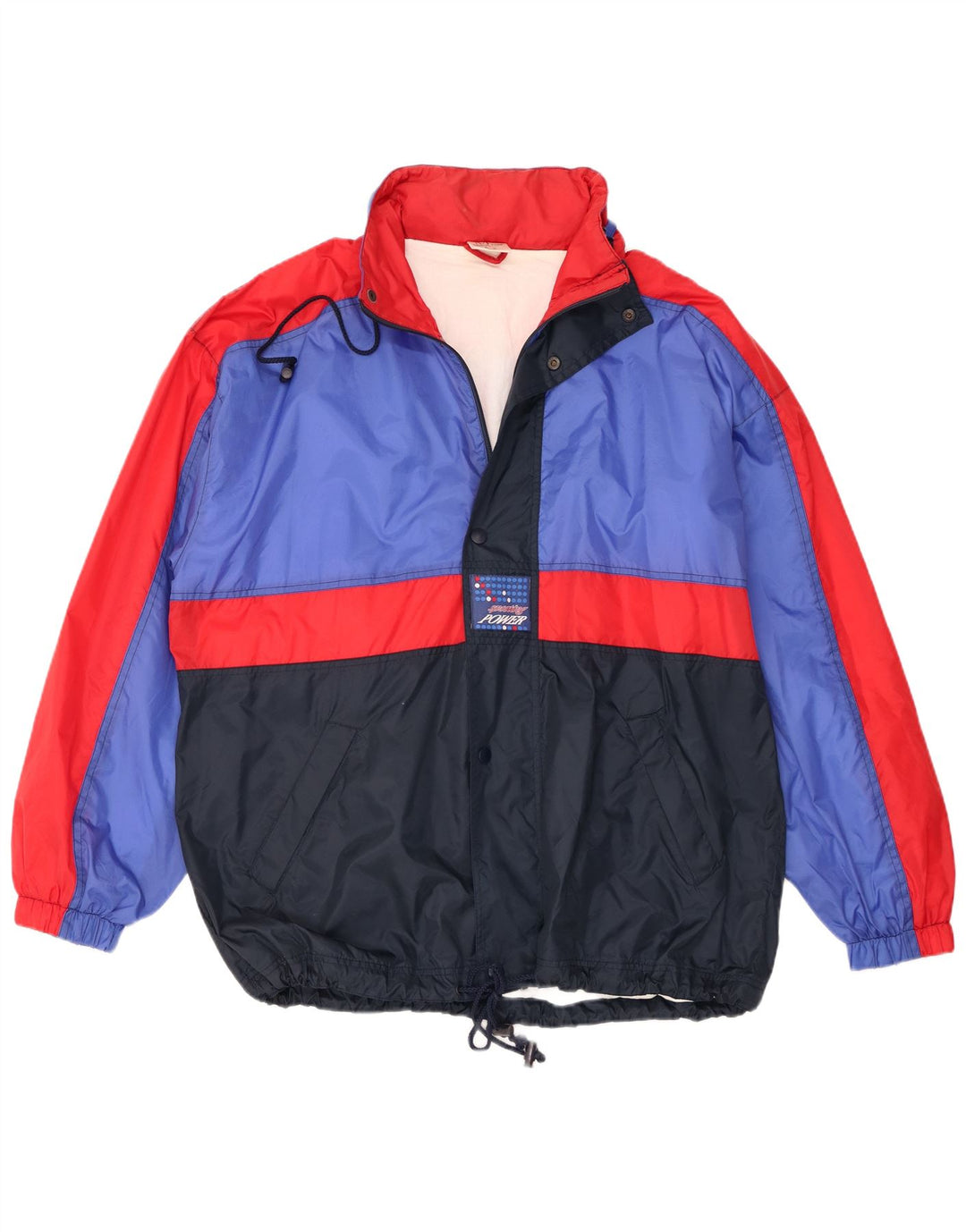 Marcel Clair Herre Regnjakke med hætte EU 56 3XL Navy Blue Colourblock