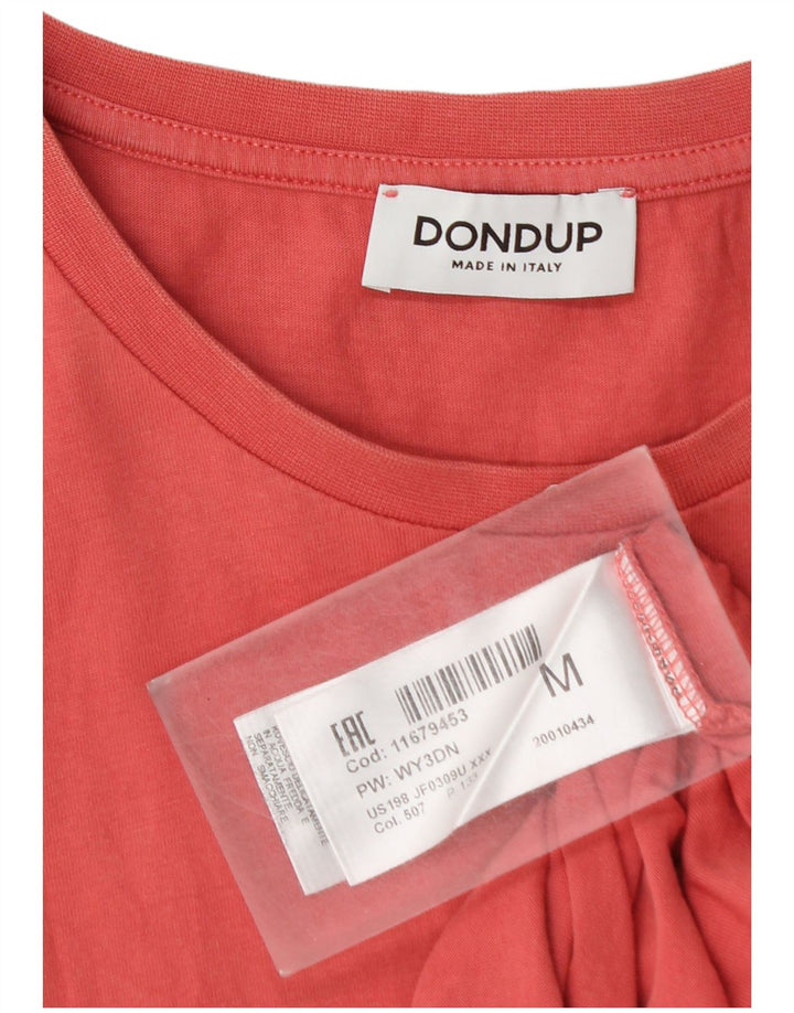 DONDUP Herre T-Shirt Top Medium Pink Bomuld
