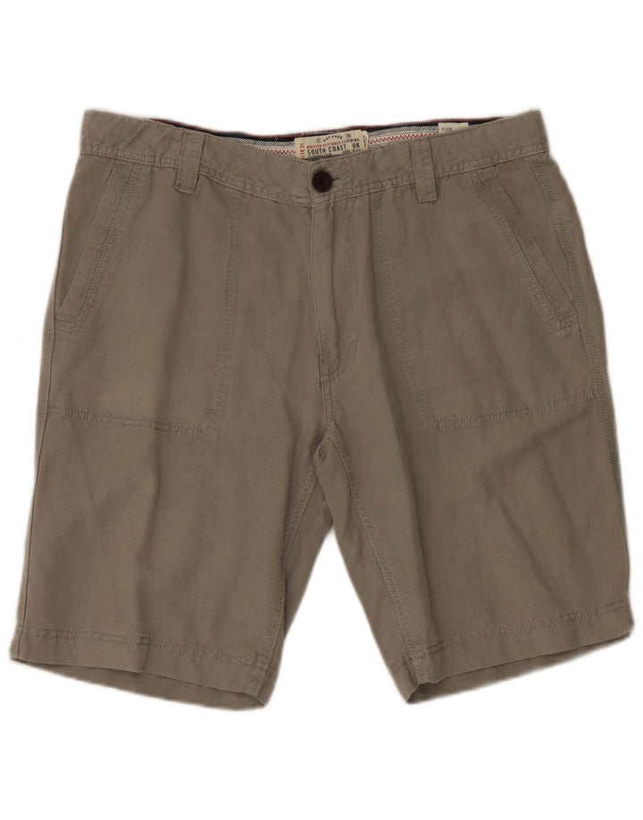 Fat Face Herre Chino Shorts W36 Large Grey Linen