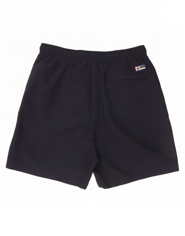 Superdry grafiske badeshorts til mænd Små marineblå polyester