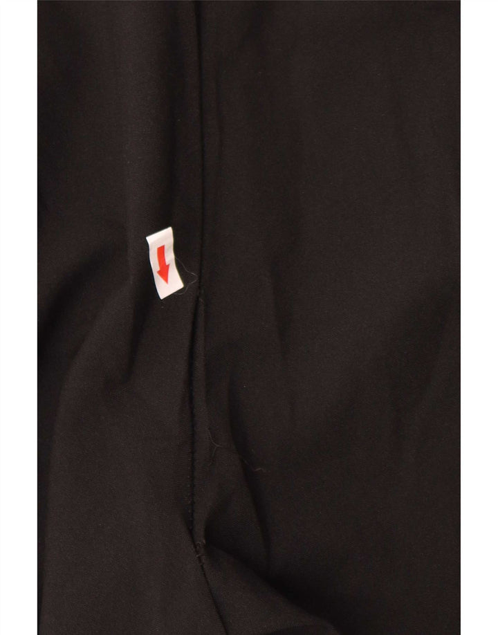 Farah Straight Casual Bukser til mænd W42 L29 Sort polyester