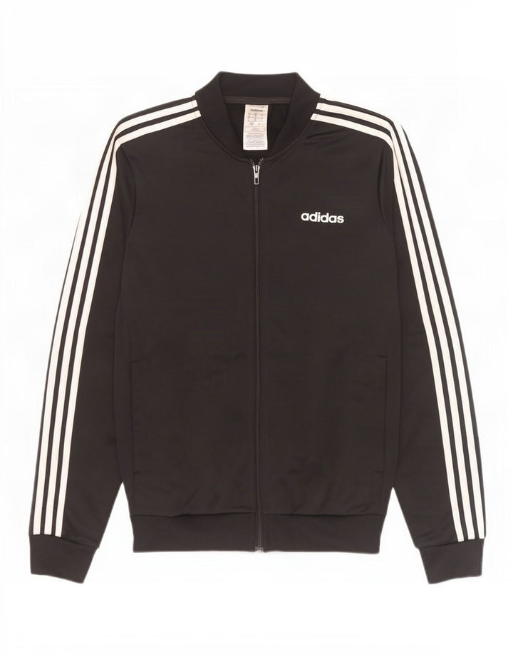 Adidas Træningsdragt til mænd, topjakke, lille sort polyester