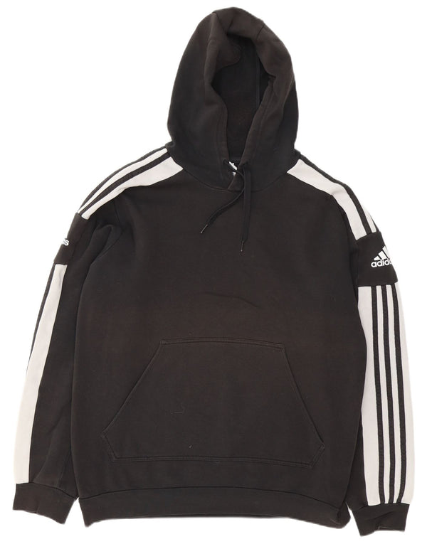 Adidas Grafisk hættetrøje til mænd, stor sort bomuld