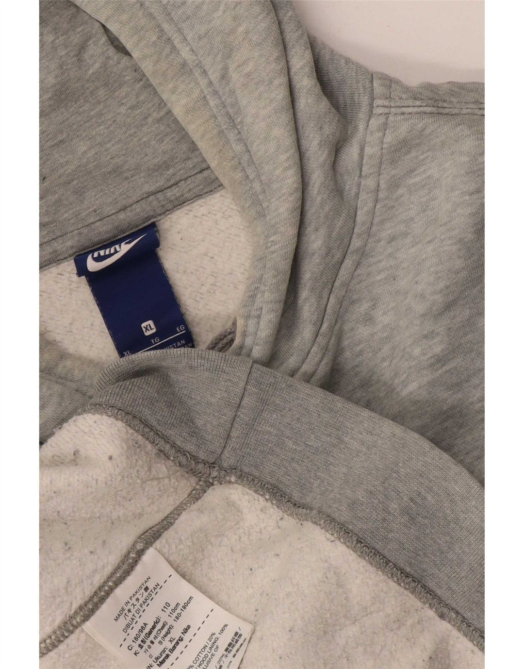 Nike Herre hættetrøje Jumper XL Grå Bomuld