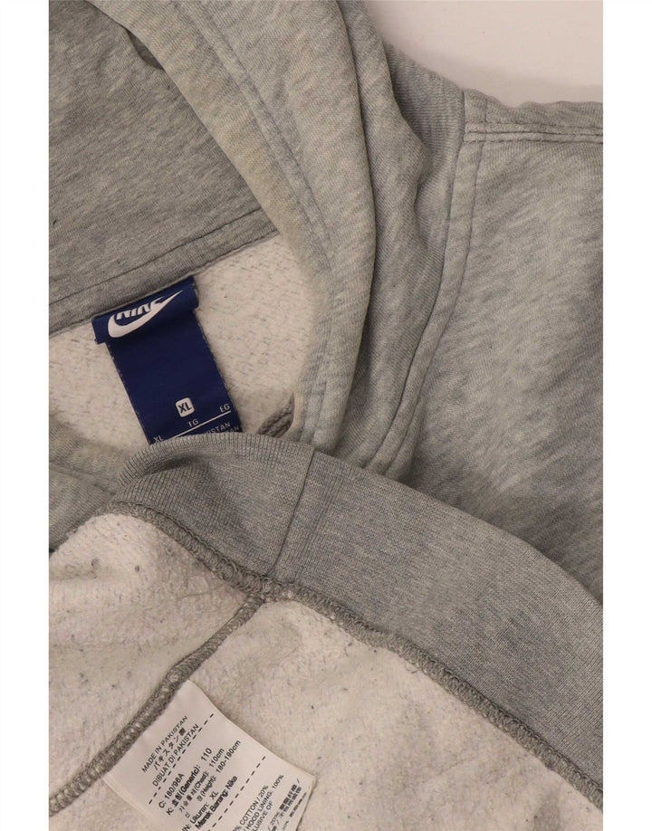 Nike Herre hættetrøje Jumper XL Grå Bomuld