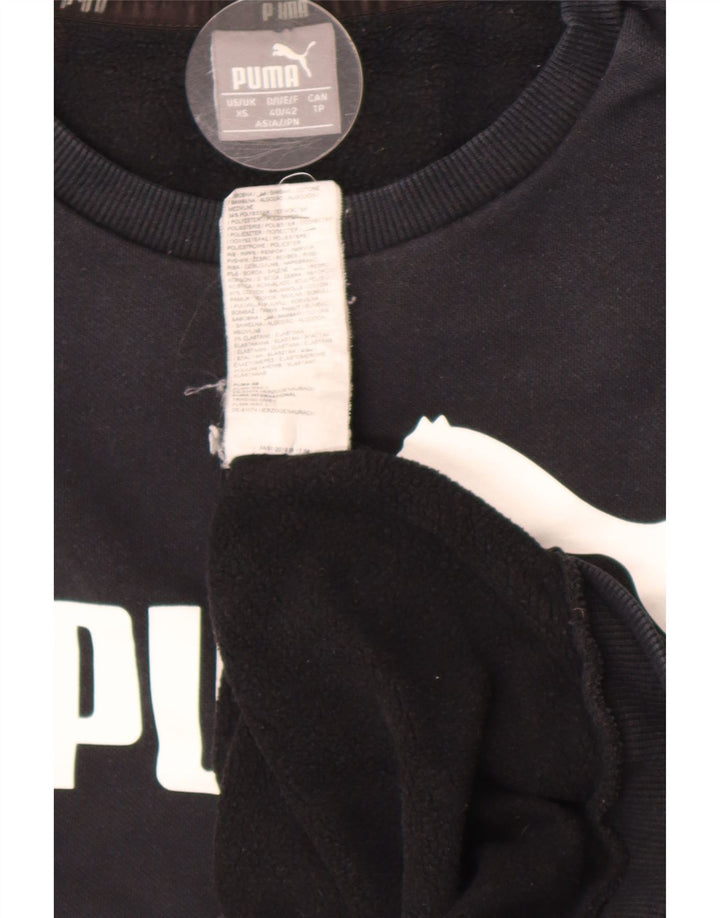 Puma Herre Grafisk Sweatshirt Jumper XS Sort Bomuld