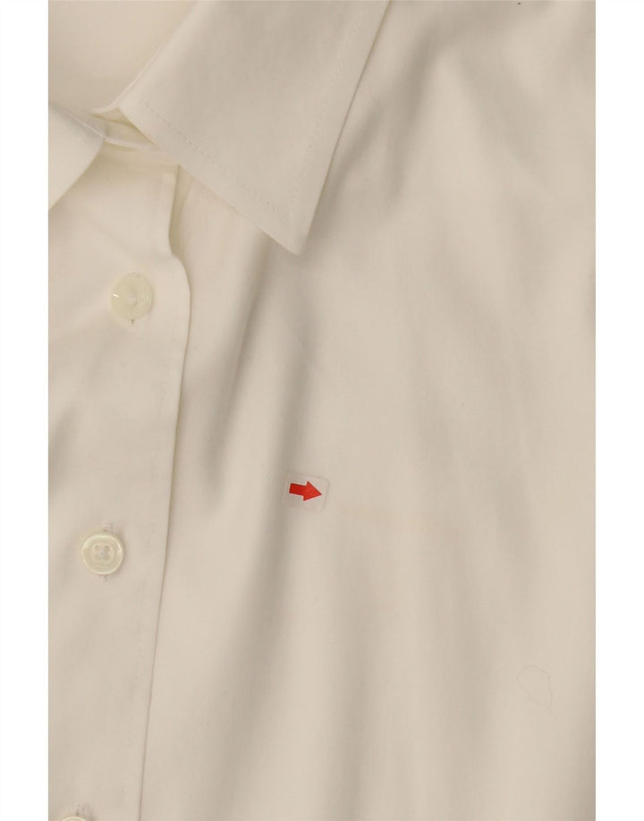 EDDIE BAUER Womens Shirt UK 16 Large White Cotton Vintage Eddie Bauer and Second-Hand Eddie Bauer from Messina Hembry 