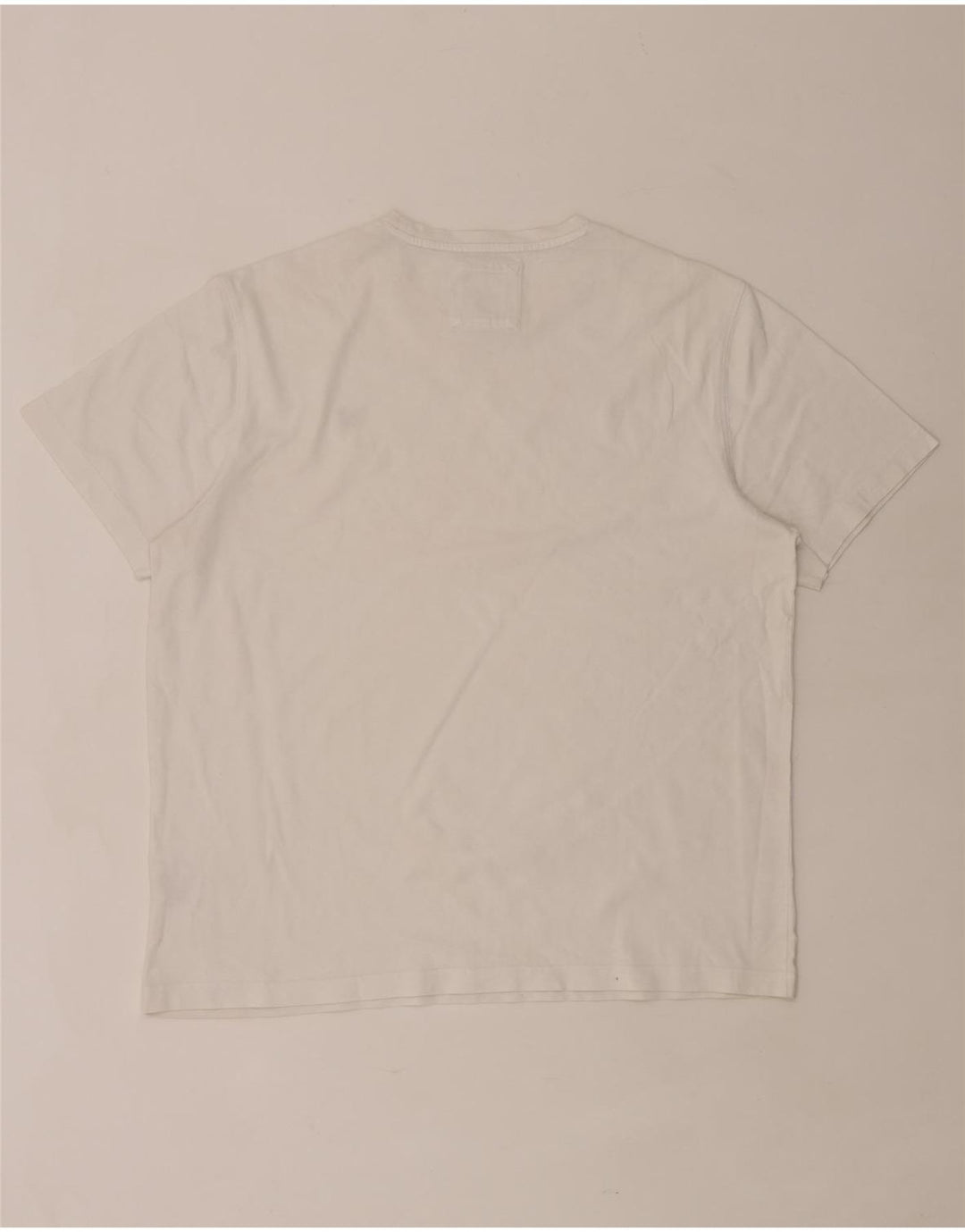 Crew Clothing Herre T-Shirt Top XL Hvid Bomuld