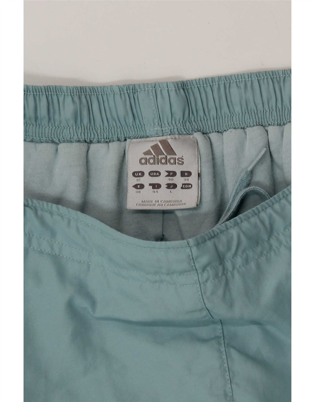 Adidas Dame Windbreaker Bukser UK 12 Medium Blue Polyester