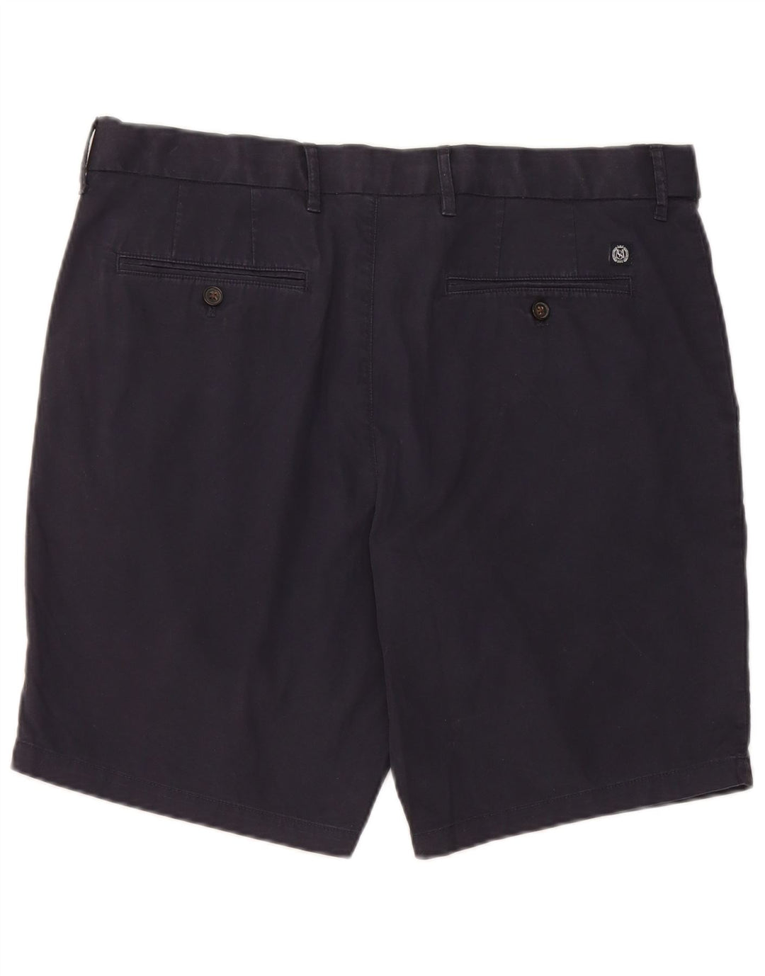 Marks & Spencer Herre Chino Shorts W36 Large Navy Blue Bomuld
