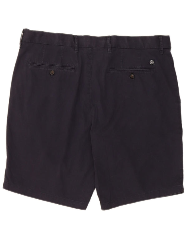 Marks & Spencer Herre Chino Shorts W36 Large Navy Blue Bomuld