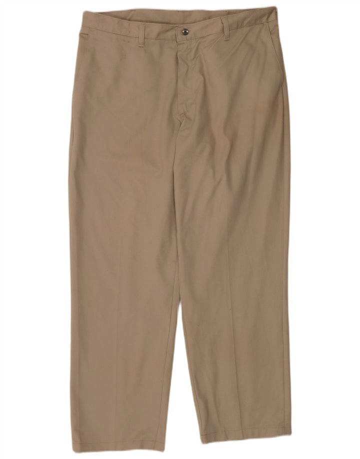 LEE Straight Chino Bukser til mænd W38 L30 Beige Bomuld