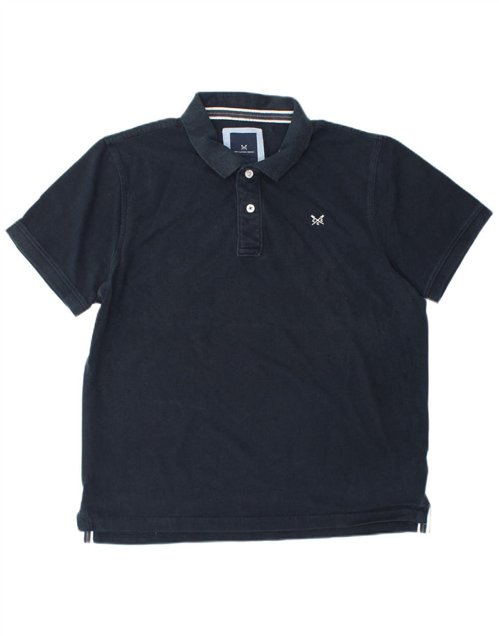 CREW TØJ Herre poloshirt Stor marineblå bomuld